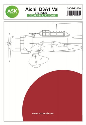 Aichi d3a1 val stencils - aichi,