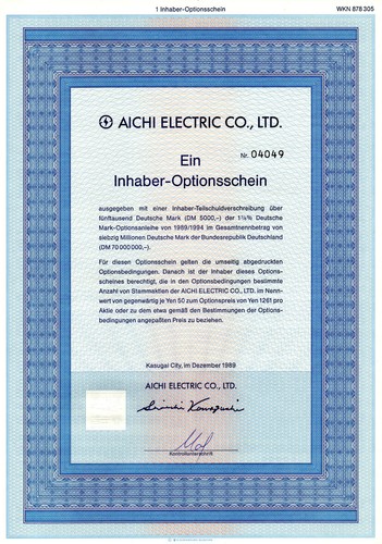 Aichi electric ltd - aichi,